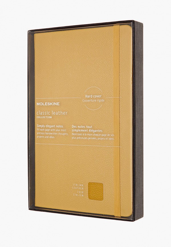 

Блокнот Moleskine, Желтый, Classic Leather