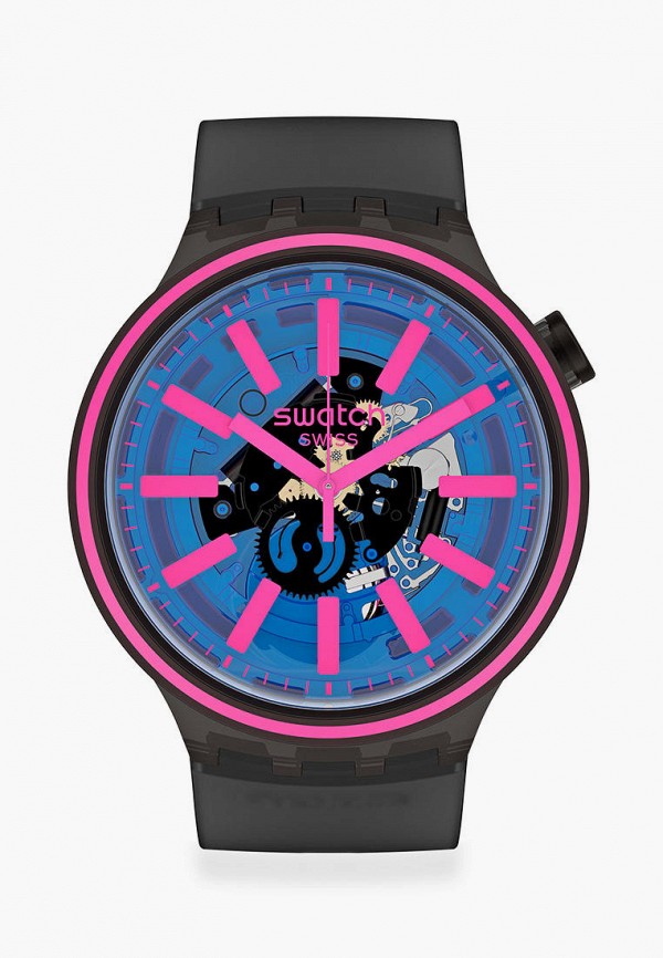 

Часы Swatch, Черный, BLUE TASTE (SO27B111)