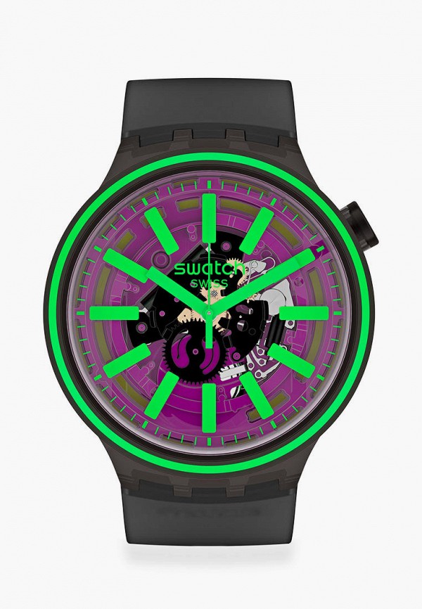 

Часы Swatch, Черный, PINK TASTE (SO27B113)