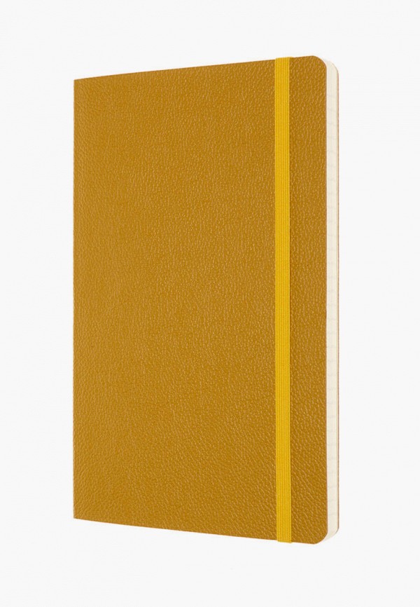 

Блокнот Moleskine, Желтый, LC NB LEATHER LG RUL SFT OP.BOX AMB.YLW