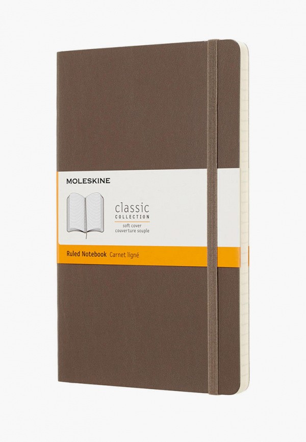 

Блокнот Moleskine, Коричневый, LG RUL SOFT EART BRW