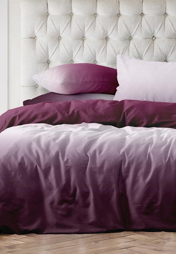 

Постельное белье Евро Унисон, Омбре Luxury, Вишневый сорбет