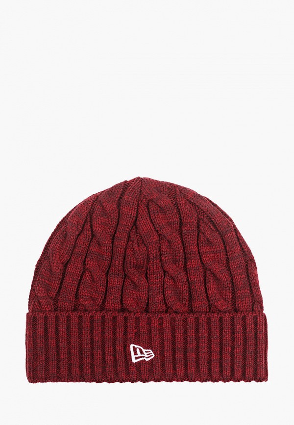 

Шапка New Era, Красный, CABLE KNIT