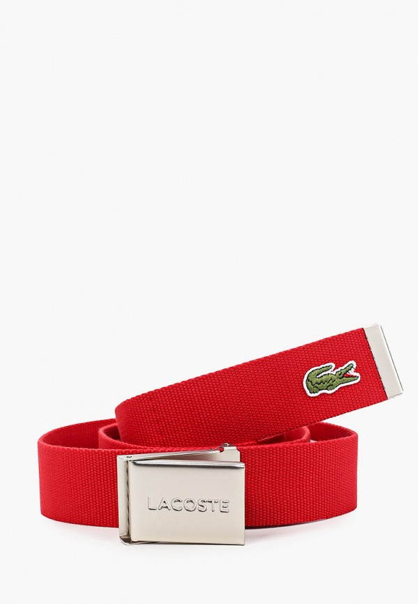 

Ремень Lacoste, Красный