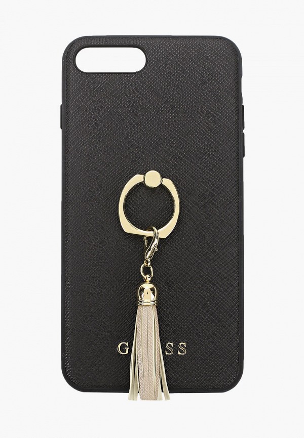 

Чехол для iPhone Guess, Черный, 7 Plus / 8 Plus, Saffiano Hard PU + Ring Black