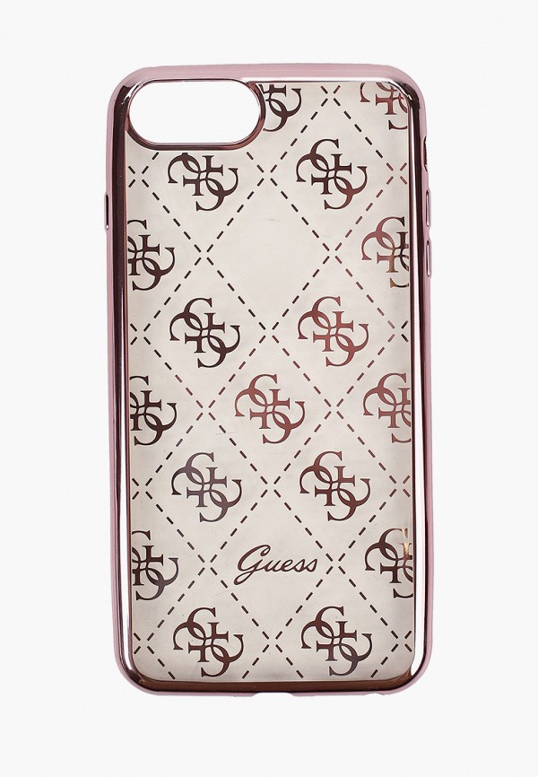 

Чехол для iPhone Guess, Прозрачный, 7 Plus / 8 Plus, 4G Transparent Hard TPU Rose gold