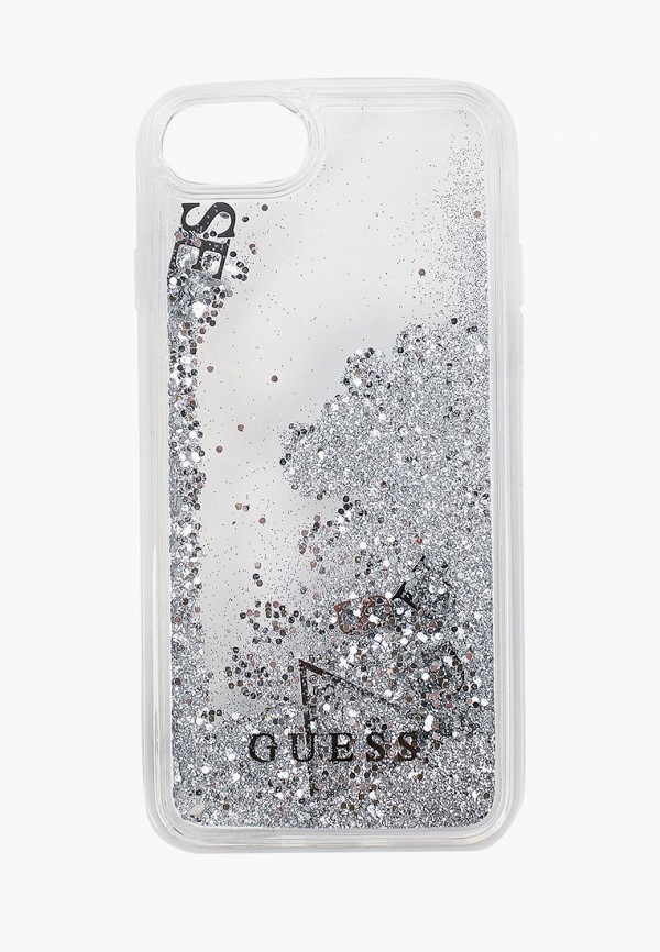 

Чехол для iPhone Guess, Прозрачный, 7 / 8 / SE 2020, Glitter Hard Silver