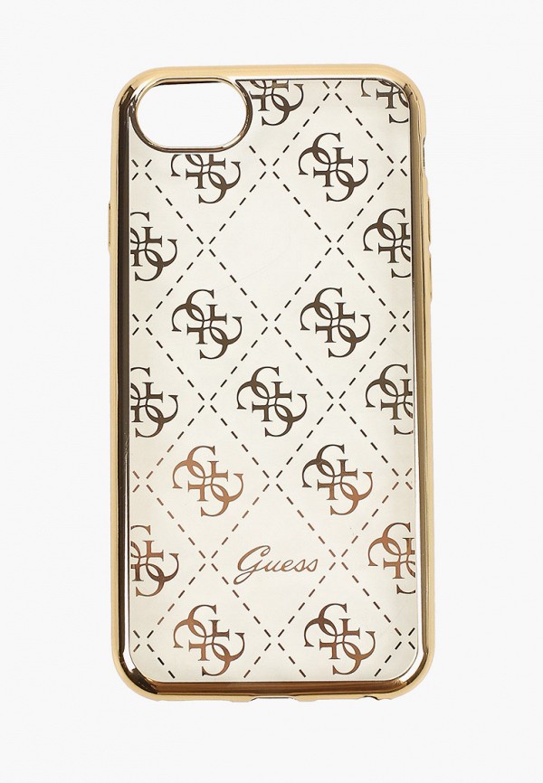 

Чехол для iPhone Guess, Прозрачный, 7/8/SE 2020, 4G Transparent Hard TPU Gold