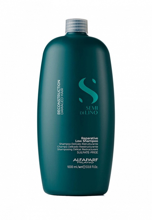 

Шампунь Alfaparf Milano, Белый, для поврежденных волос SDL R REPARATIVE LOW SHAMPOO, 1000 мл