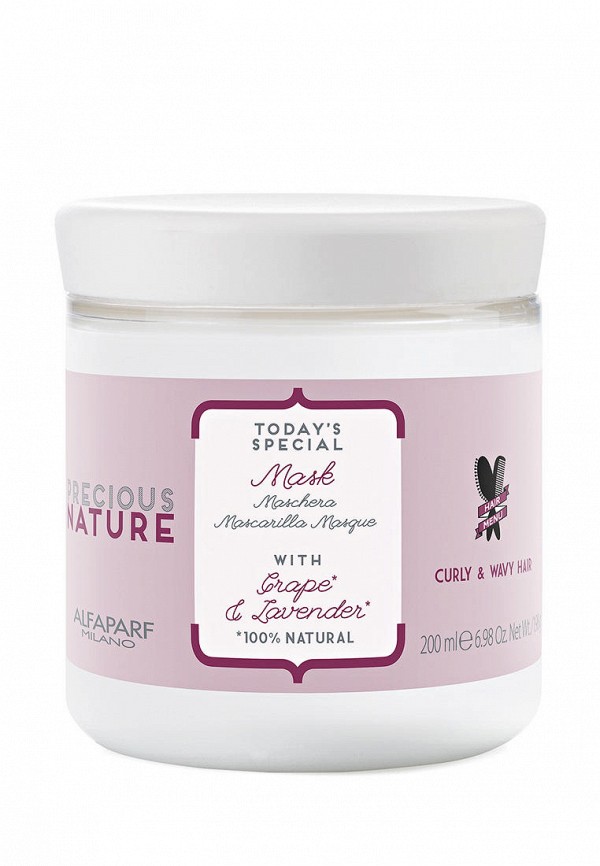

Маска для волос Alfaparf Milano, Белый, PRECIOUS NATURE CURLY/WAVY HAIR MASK, 200 мл