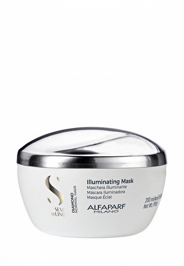 

Маска для волос Alfaparf Milano, Белый, придающая блеск SDL D ILLUMINATING MASK, 200 мл
