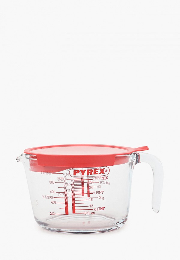 

Емкость мерная Pyrex, Прозрачный, с крышкой 1л