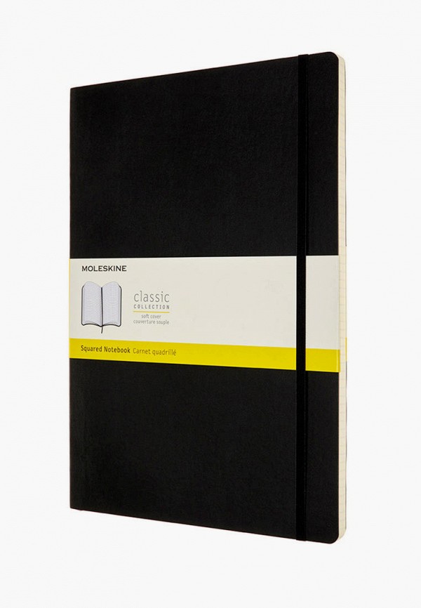 

Блокнот Moleskine, Черный, NOTEBOOK A4 SQU BLK SOFT