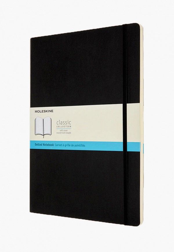 

Блокнот Moleskine, Черный, NOTEBOOK A4 DOT BLK SOFT