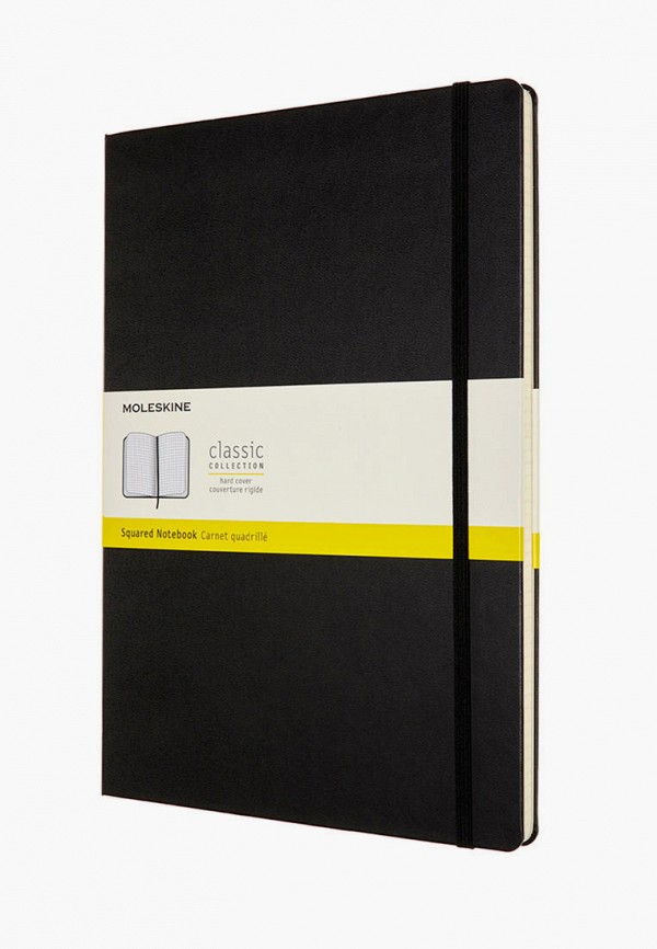 

Блокнот Moleskine, Черный, NOTEBOOK A4 SQU BLK HARD