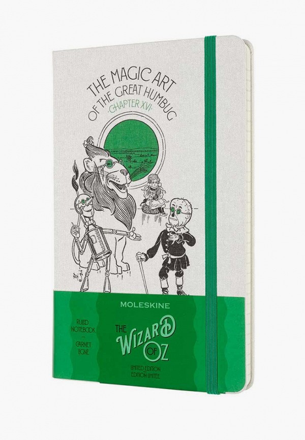 

Блокнот Moleskine, Белый, LE WIZARD OF OZ Large