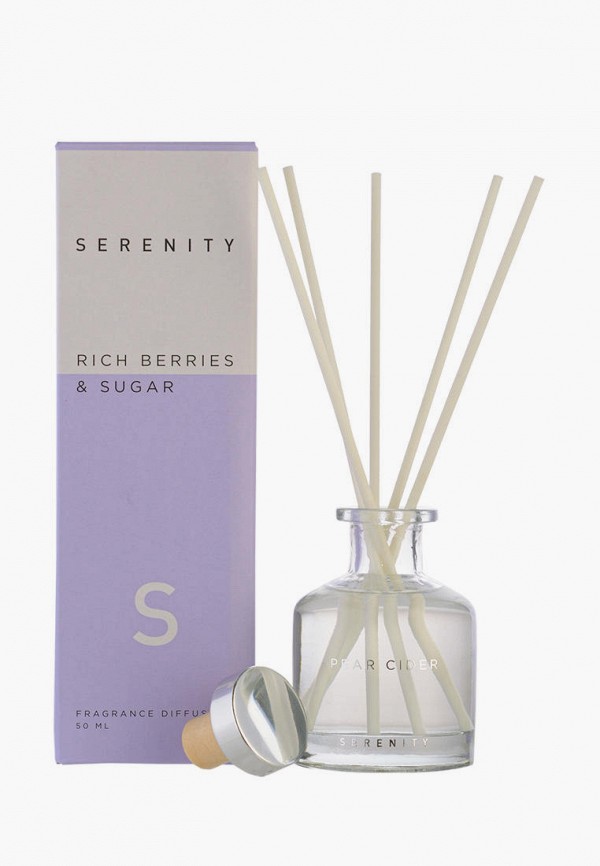 

Аромадиффузор Decogallery, Фиолетовый, SERENITY Rich berries & Sugar