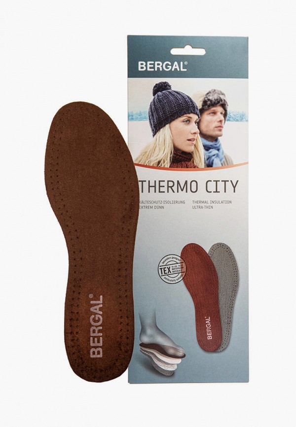 

Стельки Bergal, Коричневый, Thermo City