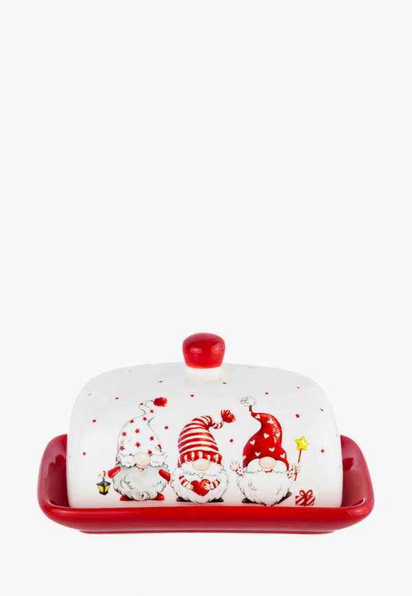 

Масленка Elan Gallery, Красный, 17х12,3х9,5