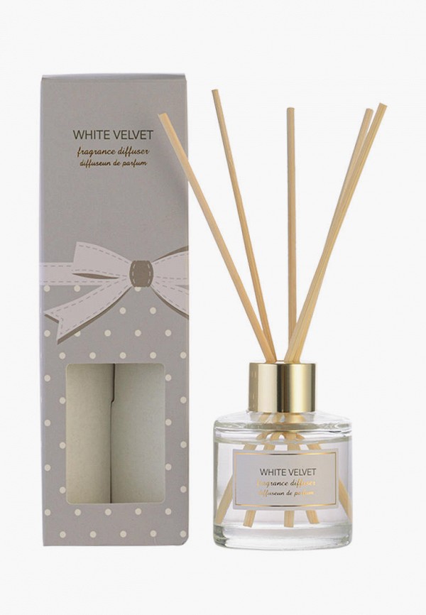 

Аромадиффузор Decogallery, Прозрачный, "White Velvet", 40 мл