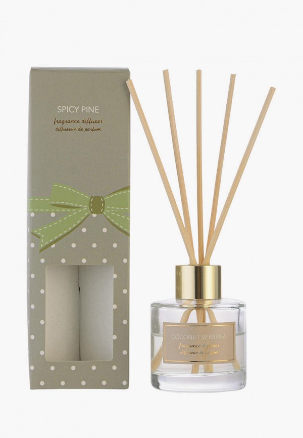 

Аромадиффузор Decogallery, Прозрачный, "Spicy Pine", 40 мл