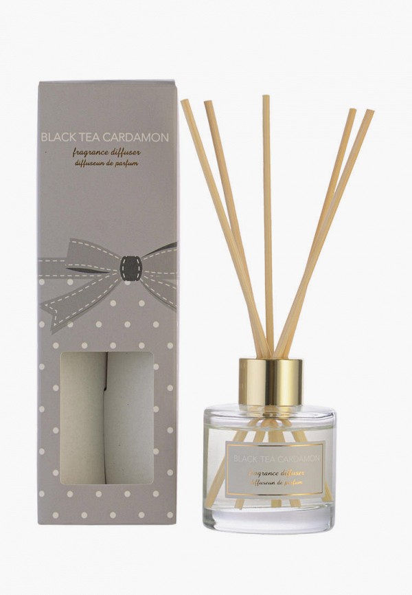 

Аромадиффузор Decogallery, Прозрачный, "Black Tea & Cardamon", 40 мл