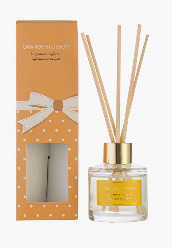 

Аромадиффузор Decogallery, Прозрачный, "Orange Blossom", 50 мл