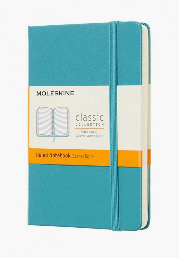 

Блокнот Moleskine, Голубой, Moleskine CLASSIC Pocket 90x140 мм 192 стр.