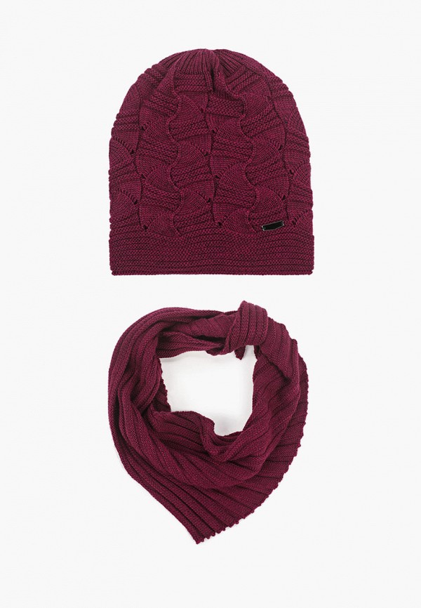 

Комплект Сиринга, Фиолетовый, шапка и шарф-косынка 60х150 см