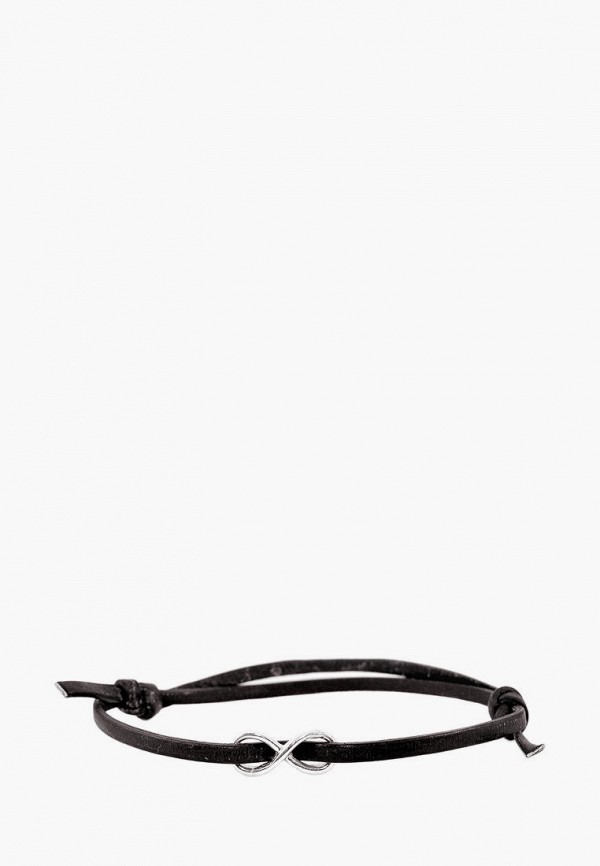 

Браслет из серебра 925 пробы EJ, Серебряный;черный, EJ MP002XU03L49