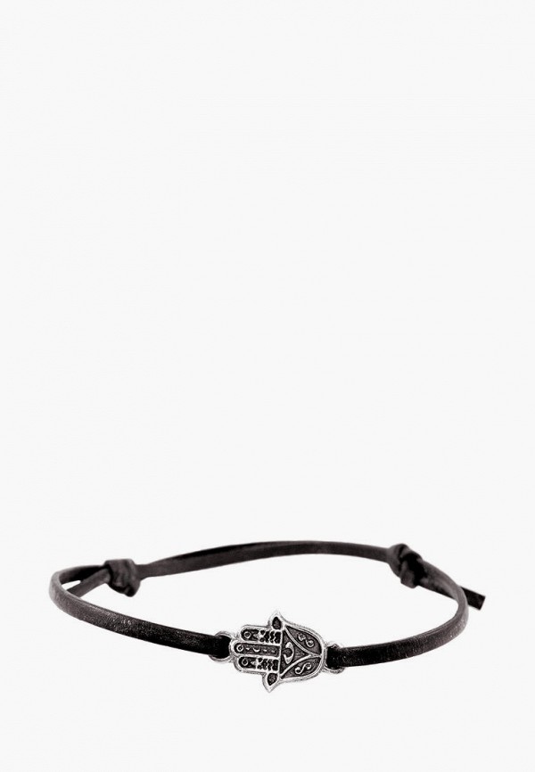 

Браслет из серебра 925 пробы EJ, Разноцветный, "Hamsa"
