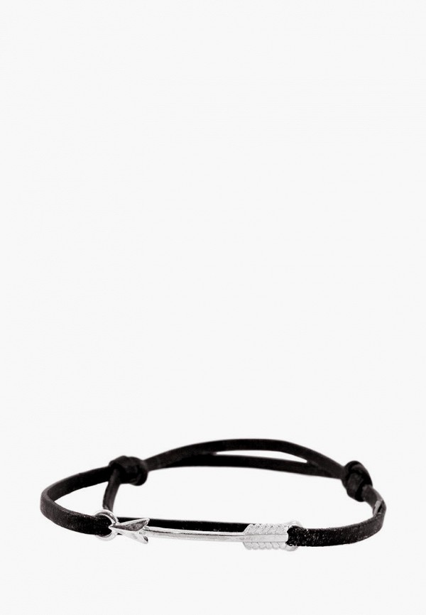 

Браслет из серебра 925 пробы EJ, Серебряный;черный, EJ MP002XU03L4G