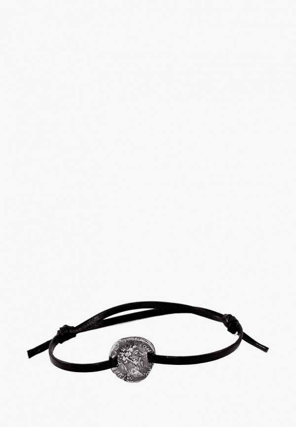 

Браслет из серебра 925 пробы EJ, Серебряный;черный, EJ MP002XU03L77