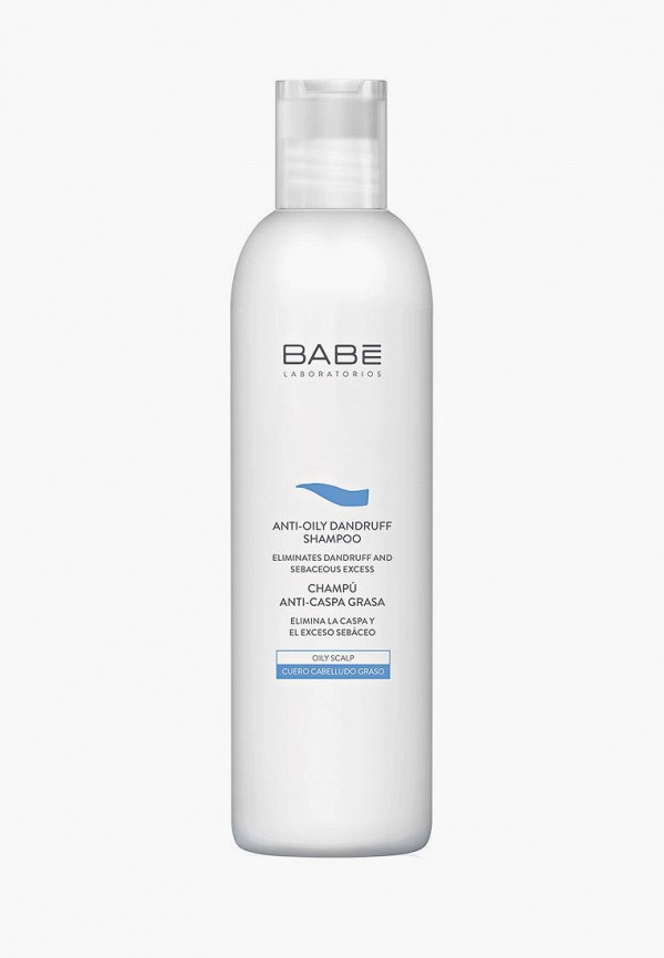 

Шампунь Babe Laboratorios, Белый, против перхоти, для жирных волос и проблемной кожи головы, 250 мл