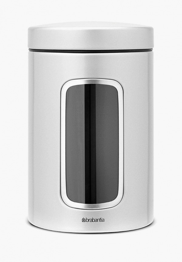 

Контейнер для хранения продуктов Brabantia, Серебряный, с окном, 1,4 л