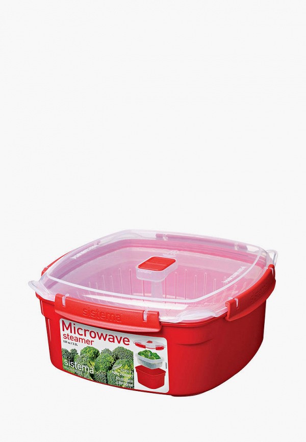 

Контейнер для хранения продуктов Sistema, Красный, MICROWAVE, 3,2 л