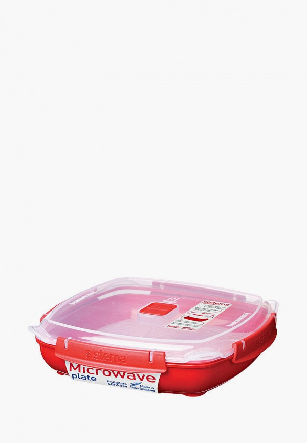 

Контейнер для хранения продуктов Sistema, Красный, MICROWAVE, 1,3 л