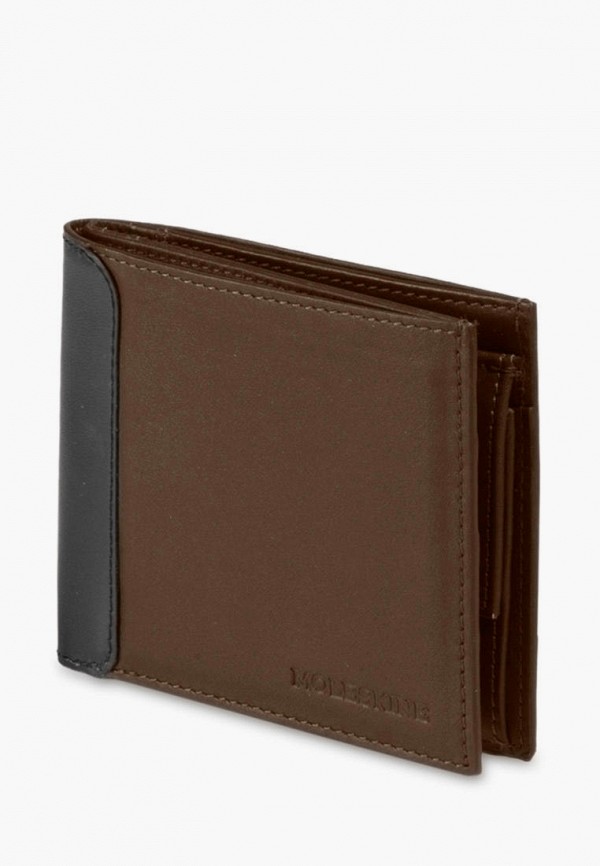 

Кошелек Moleskine, Коричневый, CLASSIC LTH HOR WALLET+COIN+FLAP BR.BRW