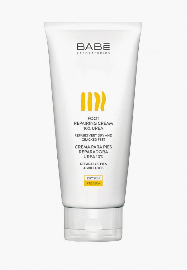 

Крем для ног Babe Laboratorios, Белый, восстанавливающий, для сухой кожи стоп, с 10% мочевины, 100 мл