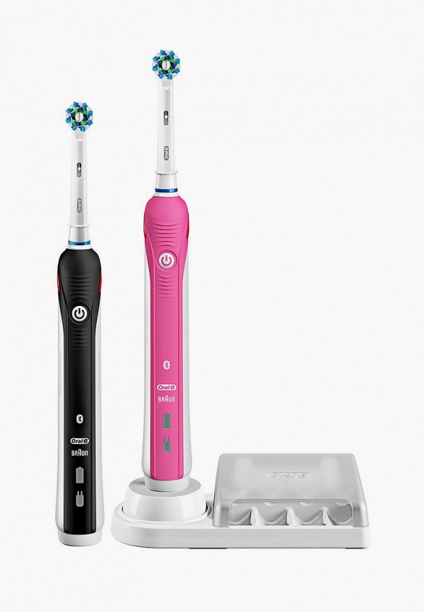 

Комплект зубных щеток Oral B, Разноцветный, электрических Smart 4 4900 D601.525.3H 2 шт.