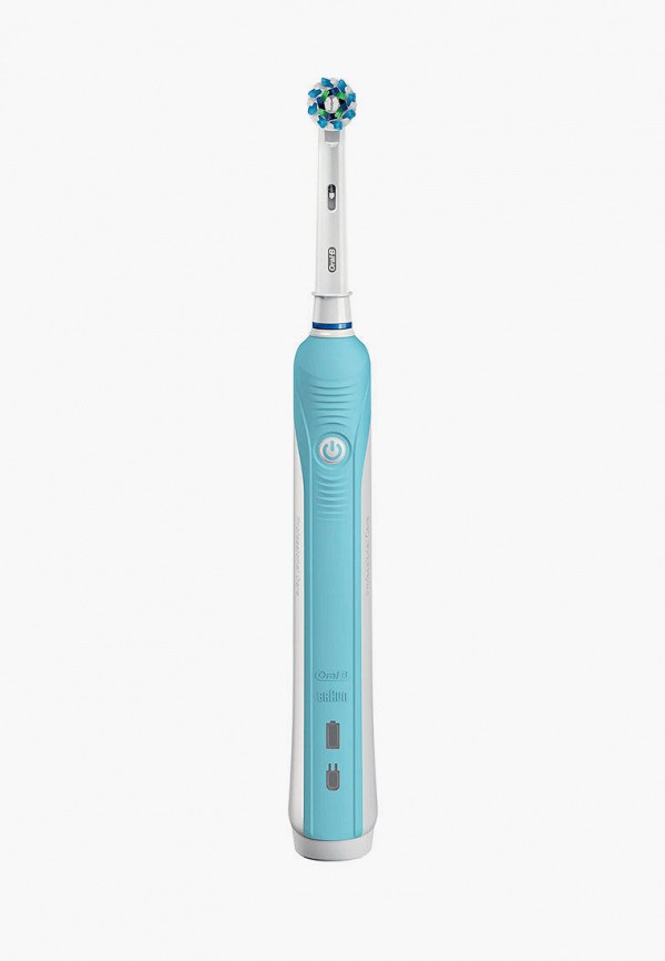 

Электрическая зубная щетка Oral B, Голубой, PRO 500 CrossAction D16.513.U
