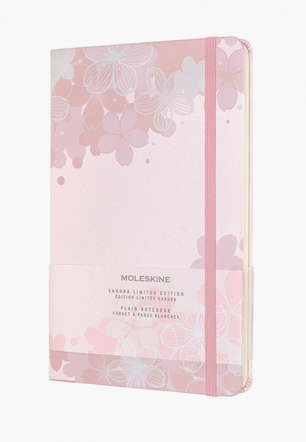 

Блокнот Moleskine, Розовый, LE SAKURA Large 130х210 мм обложка текстиль 240 стр.