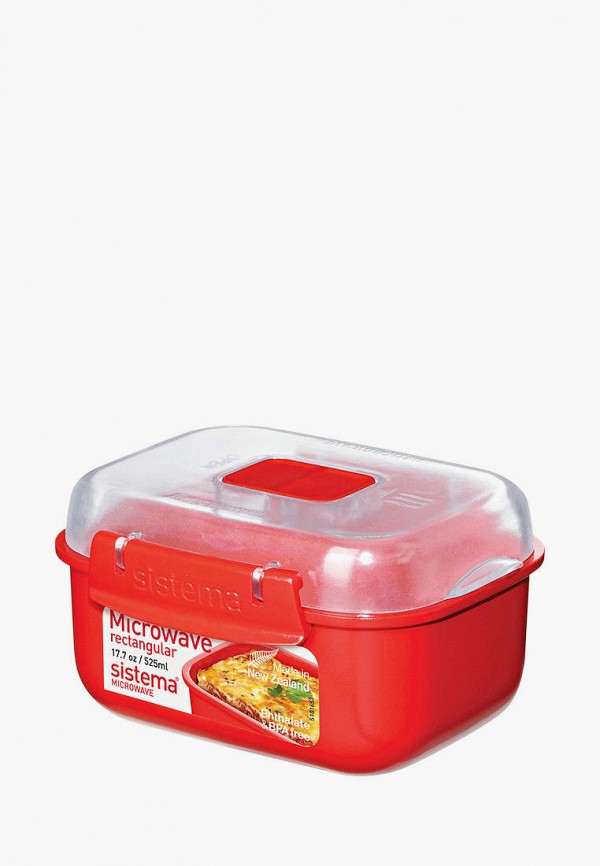 

Контейнер для хранения продуктов Sistema, прямоугольный MICROWAVE, 525мл
