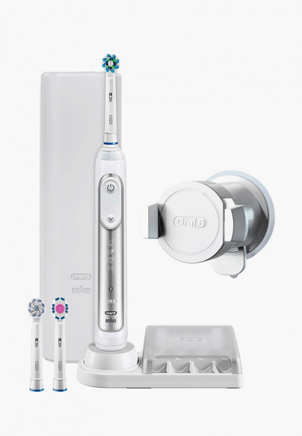 

Электрическая зубная щетка Oral B, Белый, Genius 8000 White D701.535.5XC