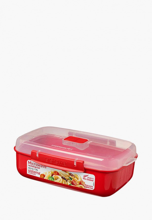 

Контейнер для хранения продуктов Sistema, прямоугольный MICROWAVE, 1,25л