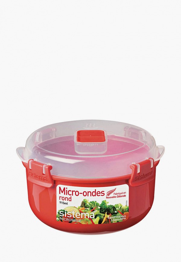 

Контейнер для хранения продуктов Sistema, круглый MICROWAVE, 915 мл