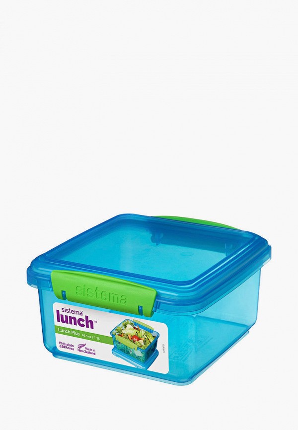 

Ланчбокс Sistema, Синий, Lunch, 1,2 л