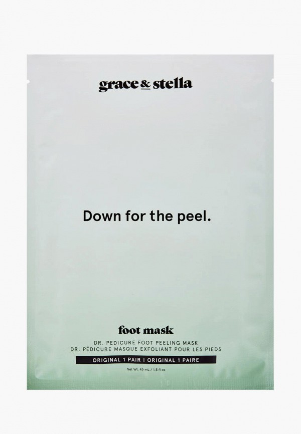 

Носки для педикюра Grace and Stella, Прозрачный, без отдушки, 2 пары