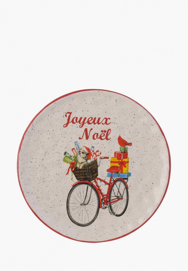 

Тарелка Decogallery, Белый, Тарелка "Joeux Noel"