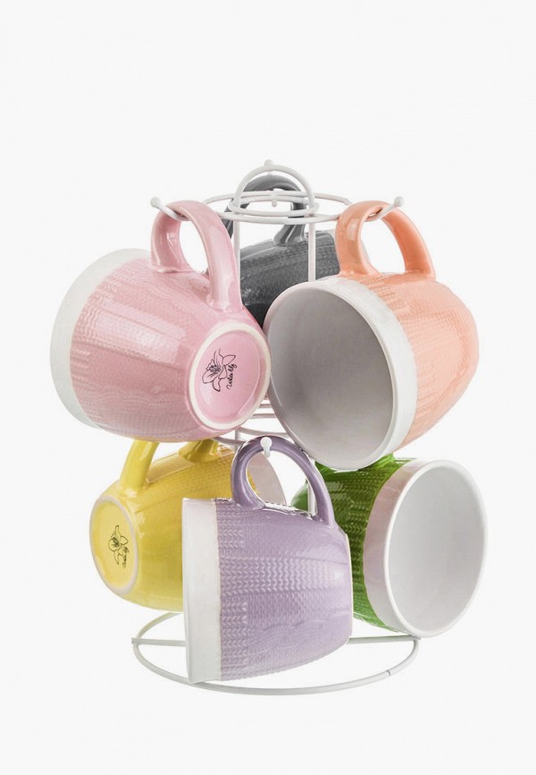 23124 набор супниц 4 пр на мет подс(520мл lr (х6). подставка), фарфор wellberg. набор чашек loraine 23137. кружка elan gallery 250. набор чашек 6пр 350мл мет/подст lr 23138.